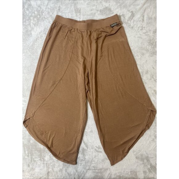 Matilda Jane Women’s Capri Pants Large Brown Wide Leg - Picture 3 of 9